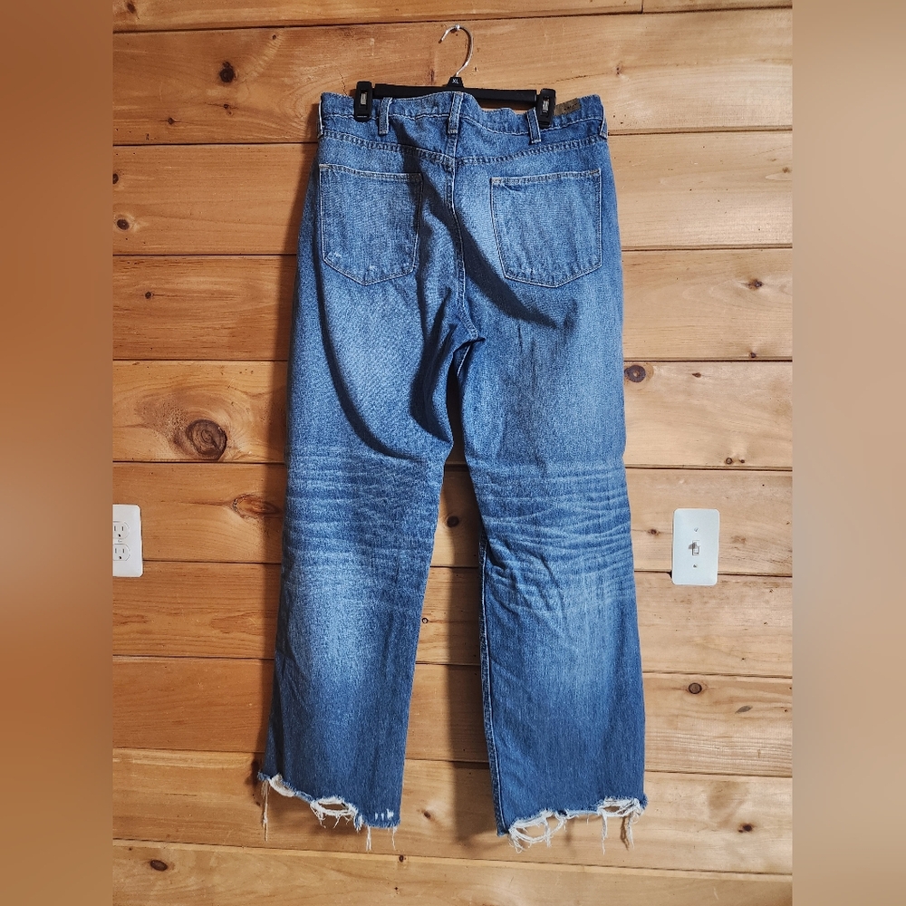 ariat wide leg tomboy jeans size 32 - Picture 2 of 3